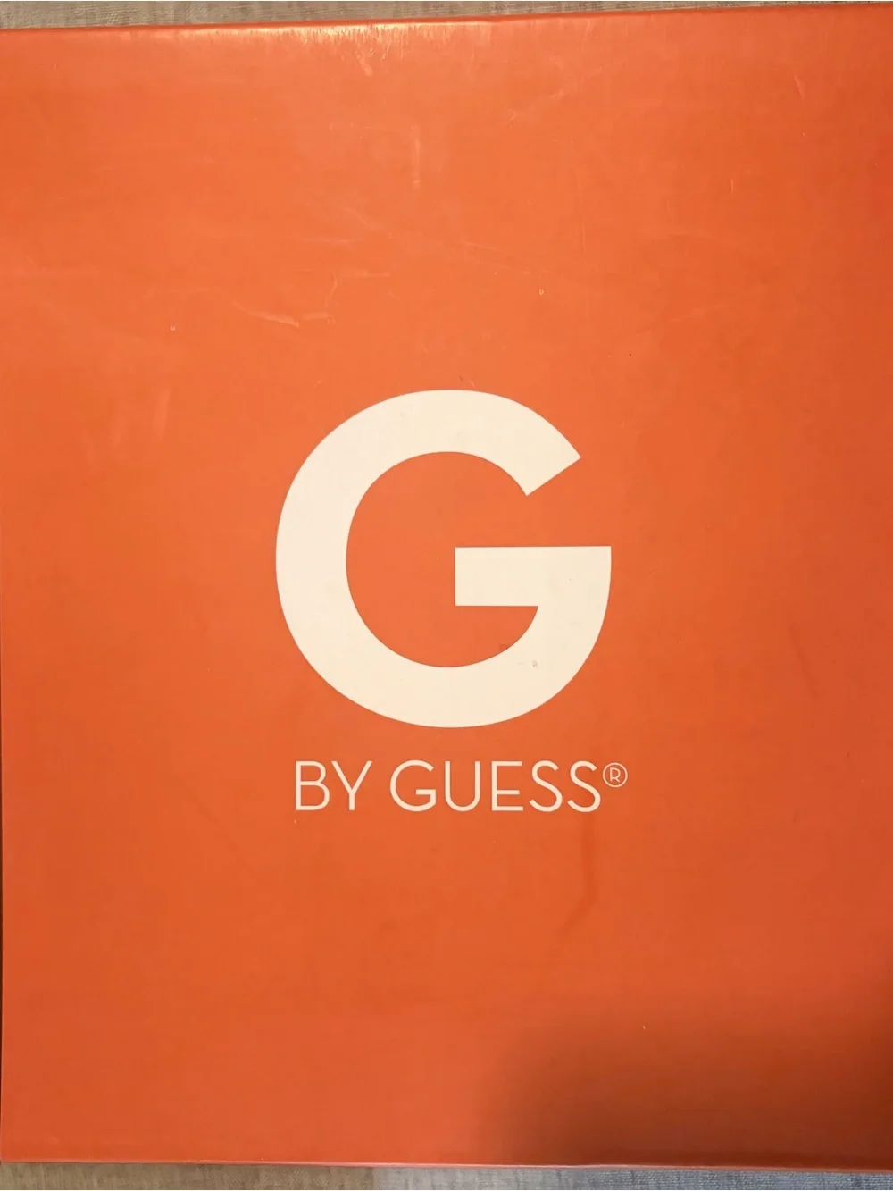 G by Guess Cream Patent Round-Toe Pumps